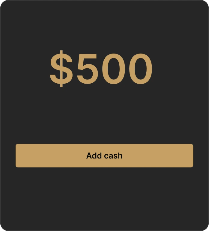 Step 2: Adding funds to XMC account