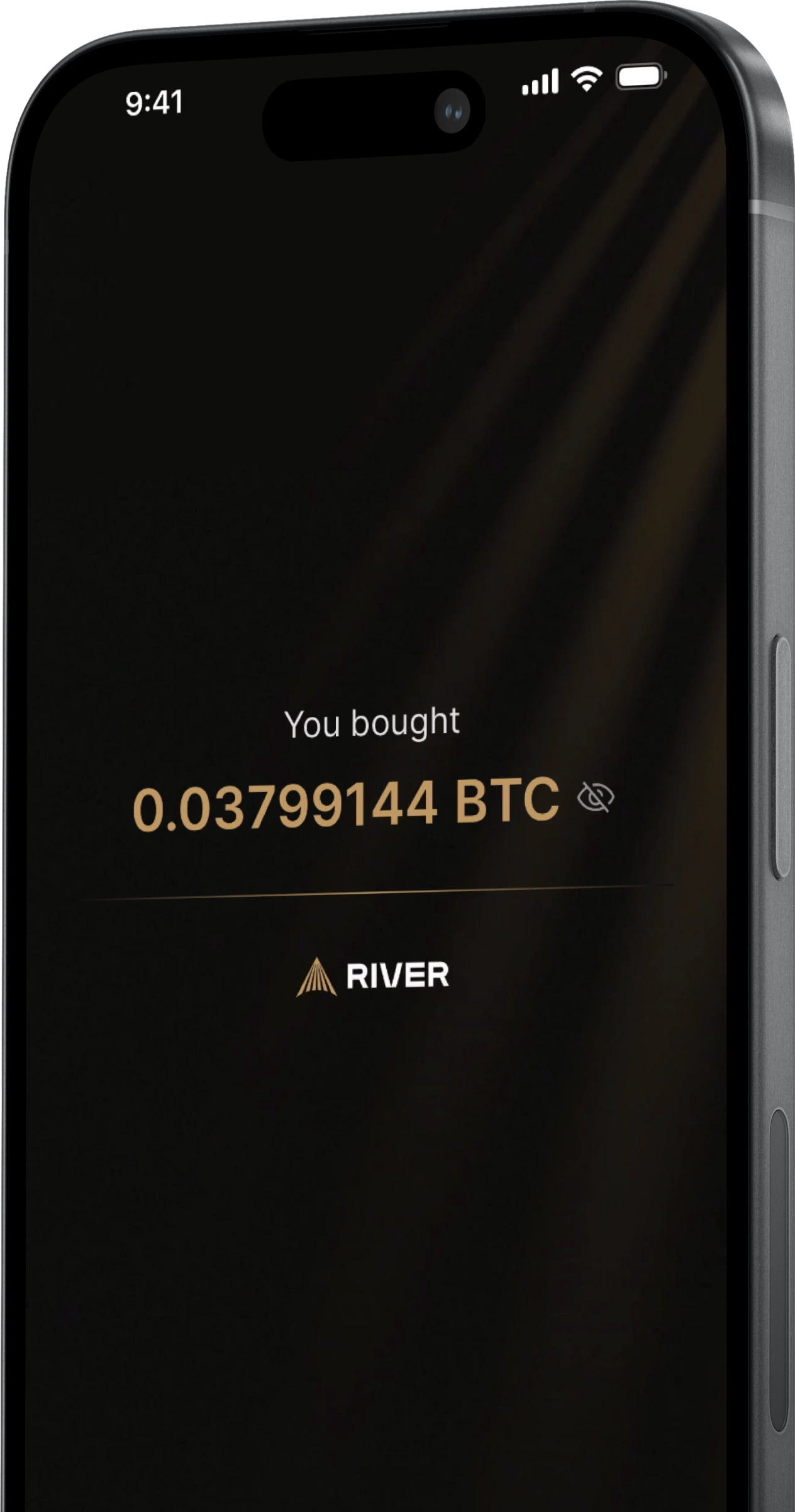Mobile interface showing XMC's Bitcoin buying process